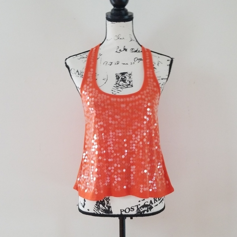 Almost Famous Sequence Racerback Top